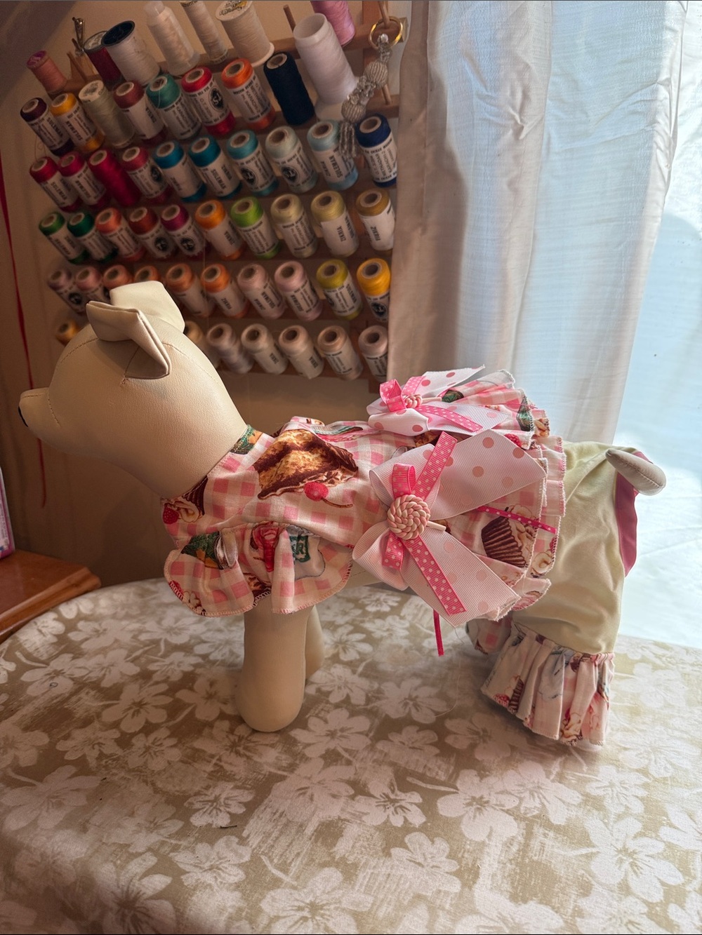 handmade NWOT small dog jumper candy themed